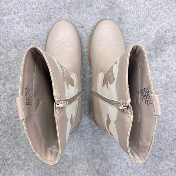 New! Adorable Jessica Simpson Girls Cowboy style boots size 5 - Picture 7 of 8